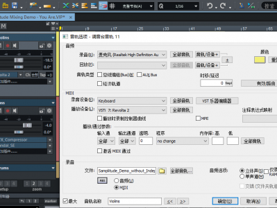 录音模式 Samplitude（Sequoia）