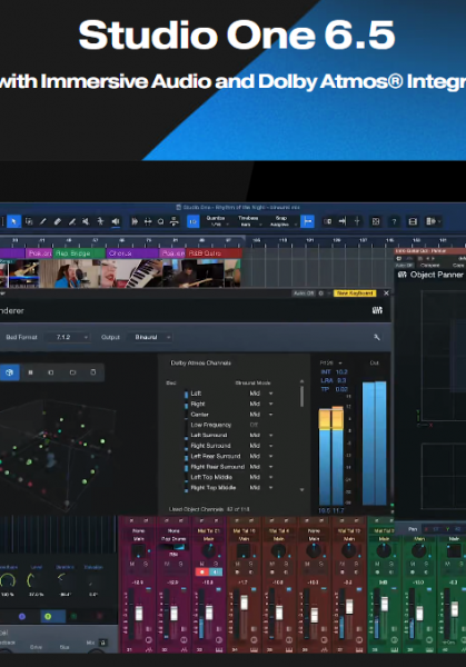 Studio One 6 Professional v6.5.0 （新增杜比全景声）