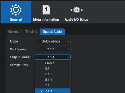 如何设置StudioOne进行杜比全景声混音?