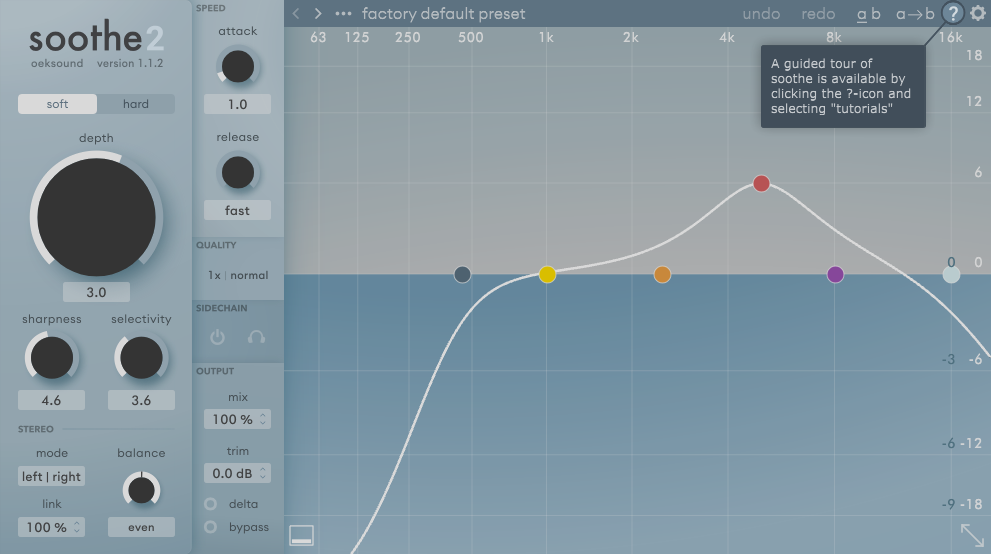 动态共振抑制器 Oeksound Soothe 2 - 随笔教程 - 1