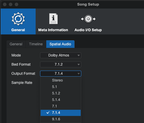 如何设置StudioOne进行杜比全景声混音? - 随笔教程 - 1