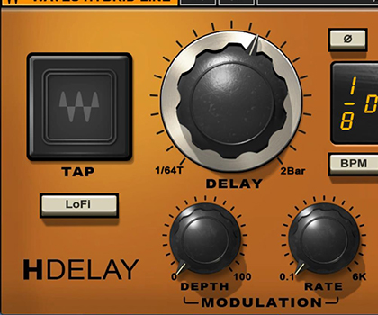 Waves延迟效果器H-DELAY