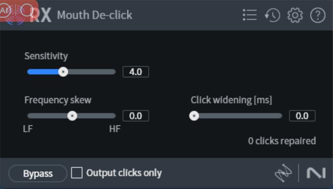 iZotope mouth De-click 去除口水音