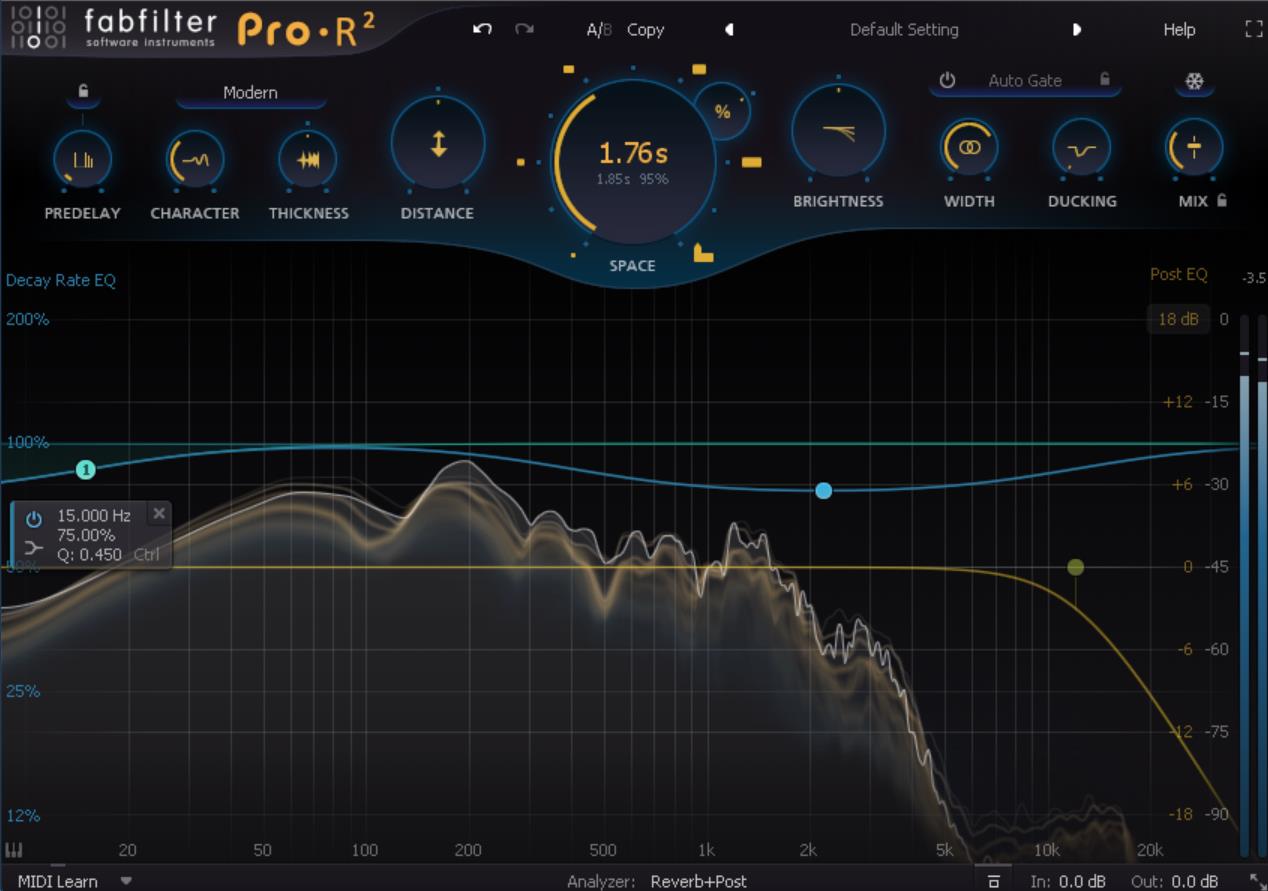 肥波全景声混响FabFilter Pro-R2