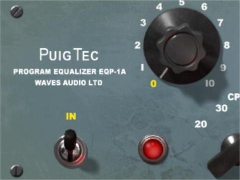 Pultec被动式均衡器 Waves PuigTec EQP-1A